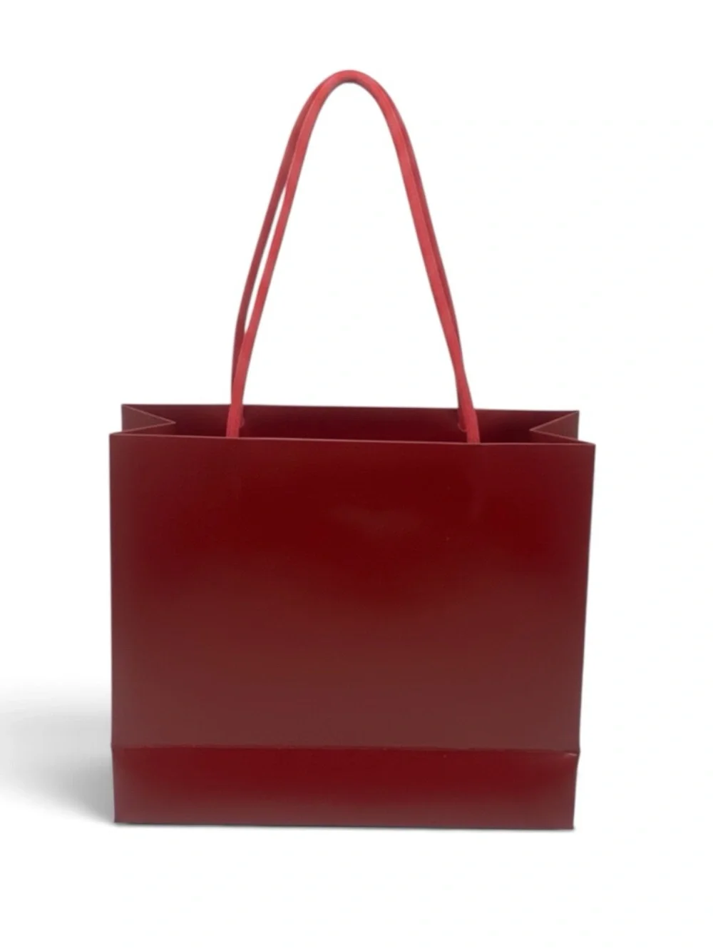 Cartier Red Gift Tote with Rope Handles